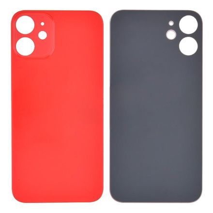 For iPhone 12 Battery Door Back Cover - Red