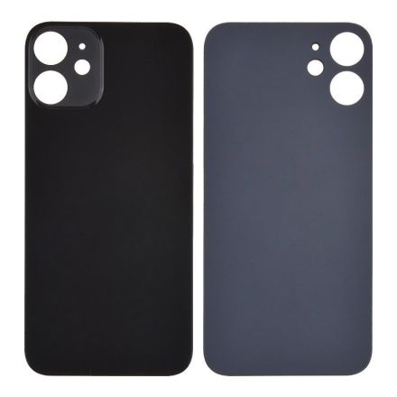 For iPhone 12 Mini Battery Door Back Cover - Black