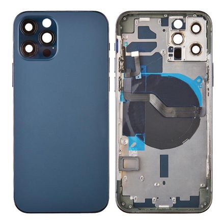 For iPhone 12 Pro Back Cover with Small Parts - Blue