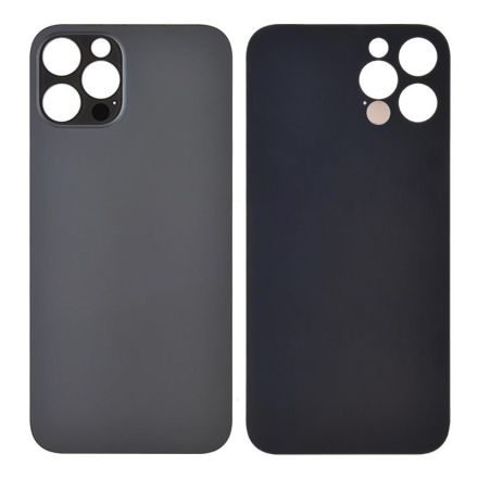 For iPhone 12 Pro Battery Door Back Cover - Black