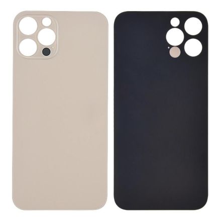 For iPhone 12 Pro Battery Door Back Cover - Gold