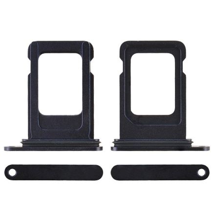 For iPhone 12 SIM Card Tray - Black
