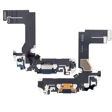 For iPhone 13 Mini Charging Port Flex Cable Ribbon - Black - OEM Refurbished