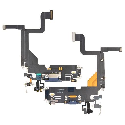 For iPhone 13 Pro Charging Port Flex Cable Ribbon - Blue - OEM Refurbished