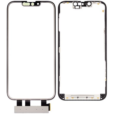 For Apple iPhone 13 Pro 4 in 1 Digitizer Touch Screen + Front Glass Lens + Frame + OCA