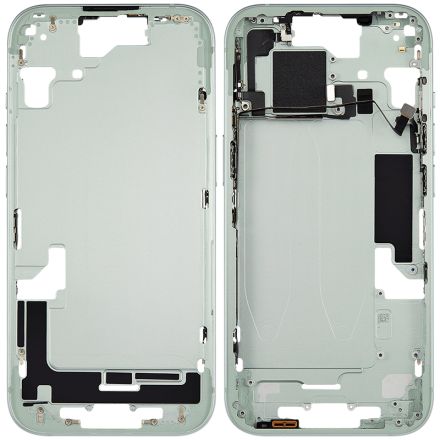 For iPhone 15 Middle Frame Rear Housing Assembly - Green - OEM Pulled