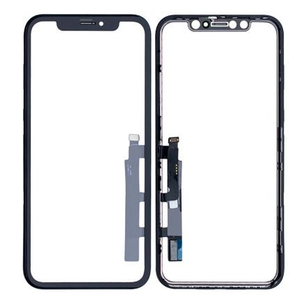 For Apple iPhone XR 4-in-1 Digitizer Touch Screen + Front Glass Lens + OCA + Frame