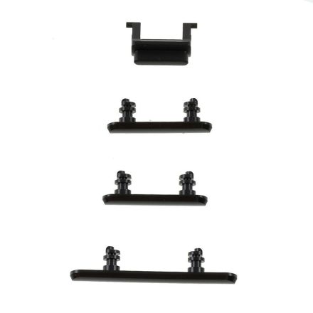 For Apple iPhone XR Side Keys Button Set - Black