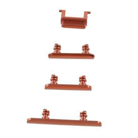 For Apple iPhone XR Side Keys Button Set - Coral