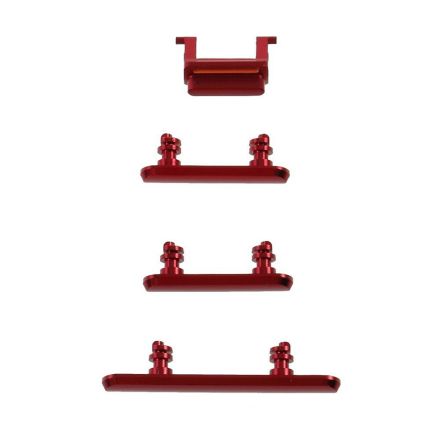 For Apple iPhone XR Side Keys Button Set - Red