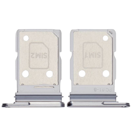 For Samsung Galaxy S26 Ultra S948 SIM Card Tray (Dual SIM) - Silver Shadow