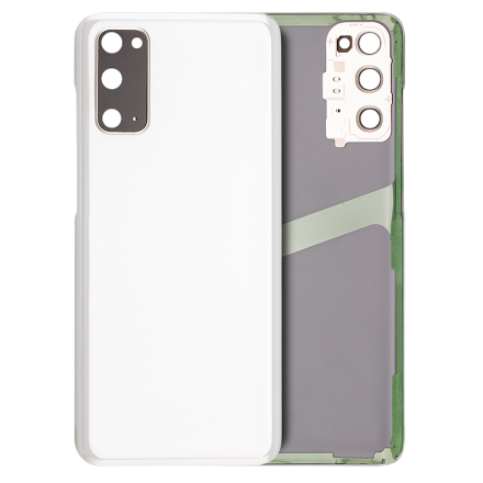 For Samsung Galaxy S20 G980/G980U/G980F Battery Cover with Small Parts - White - Copy