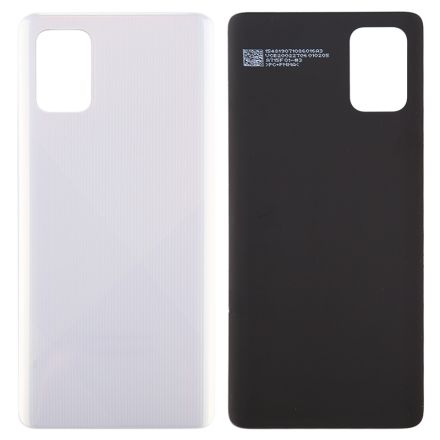 For Samsung Galaxy A71 SM-A715 Battery Cover - White - Samsung Logo