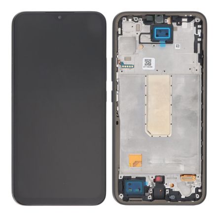 For Samsung Galaxy A34 5G SM-A346 OLED Screen Digitizer Assembly With Front Frame - Black - OEM New