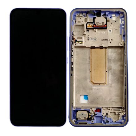 For Samsung Galaxy A34 5G SM-A346 OLED Screen Digitizer Assembly With Front Frame - Violet - OEM New