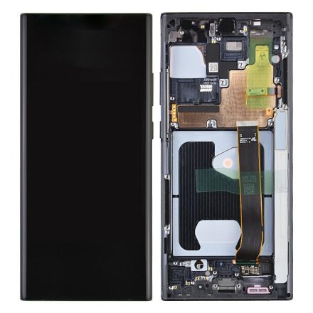 For Samsung Galaxy Note20 Ultra N985U/N985F OLED Screen Digitizer Assembly with Front Frame - Black - OEM New
