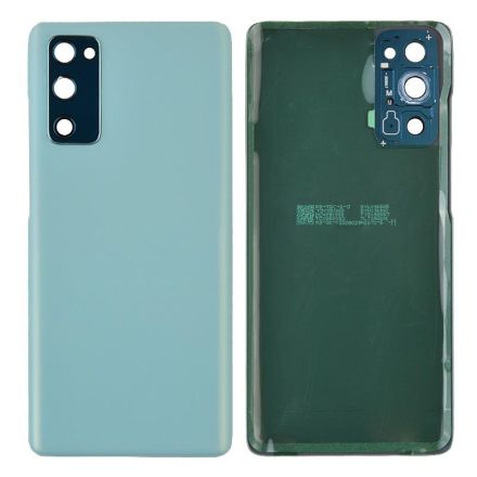 For Samsung Galaxy S20 FE G780 Battery Cover with Small Parts - Cloud Mint - Samsung Logo