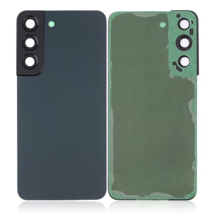 For Samsung Galaxy S22 5G S901/S901U/S901B Battery Cover with Small Parts - Green - Samsung Logo