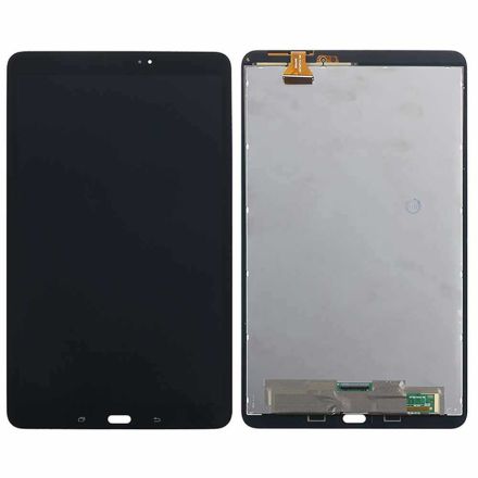 For Samsung Galaxy Tab A 10.1 (2016) SM-T585(LTE) LCD Screen Digitizer Assembly - Black - Samsung Logo - High Quality