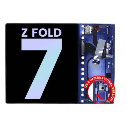 For Samsung Galaxy Z Fold7 SM-F966 LCD Screen Assembly with Frame （Inner Screen) - Blue Shadow